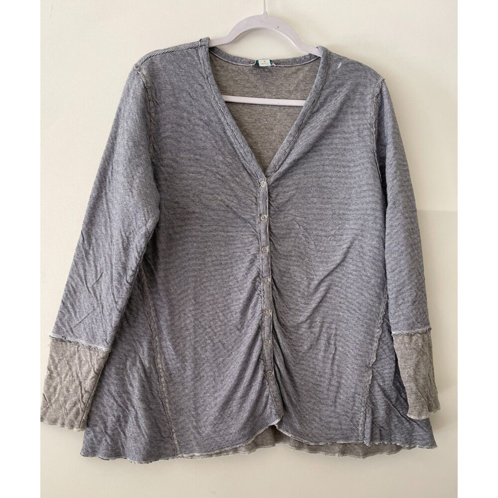 Sundance Shirt Womens Small Long Sleeve Reversible Snap Front Cardigan